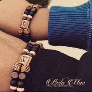 Om bracelet designed for manifestation